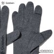 画像2: Men's Wool Grid Gloves (2)