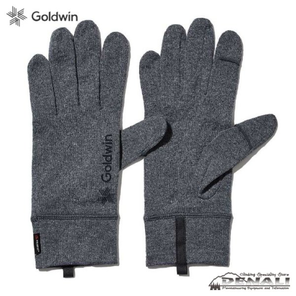 画像1: Men's Wool Grid Gloves (1)
