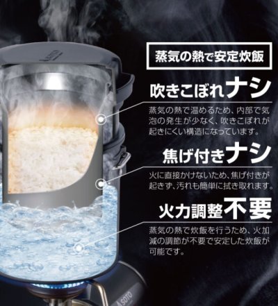 画像1: Steam Rice Cooker  ITADAKI